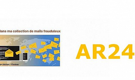 Dans ma collection de mails frauduleux, je n'avais pas encore  AR24 -  Acteurs Locaux 82