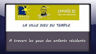 Stage Education aux médias : La communauté Emmaüs La Ville Dieu du Temple - 82 photographiée avec les yeux d'enfants. @emmaus_82 #Smartrezo @assotvlocale